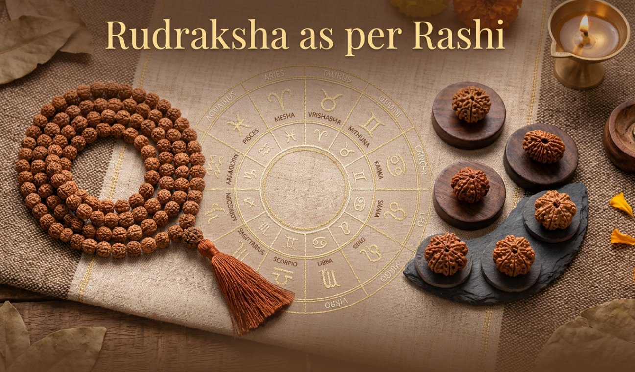 Rudraksha as per Rashi: Complete Zodiac‑Wise Guide
