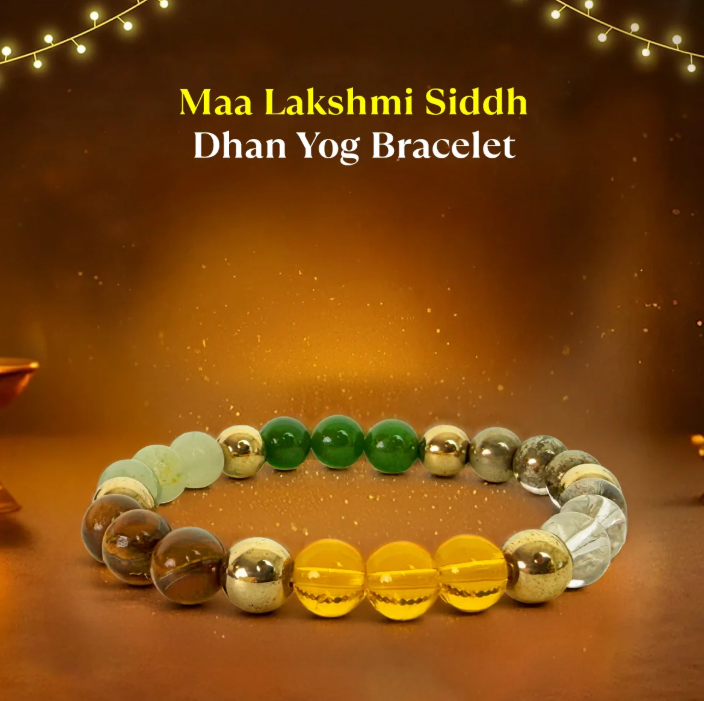 Dhan Yoga Bracelet – A Sacred Tool for Wealth, Stability & Divine Blessings