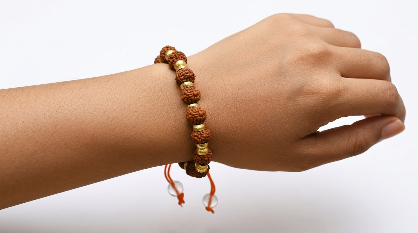 Rudraksha Bracelet (6 mm)
