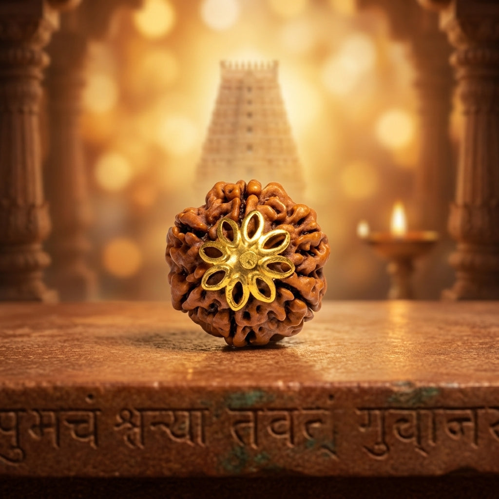 Nepal Origin 6 Mukhi Rudraksha - 17mm to 22mm