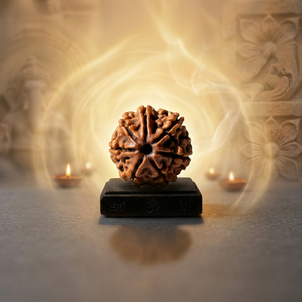 Nepal Origin 7 Mukhi Rudraksha - 17mm to 22mm
