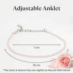 Rose Quartz Anklet