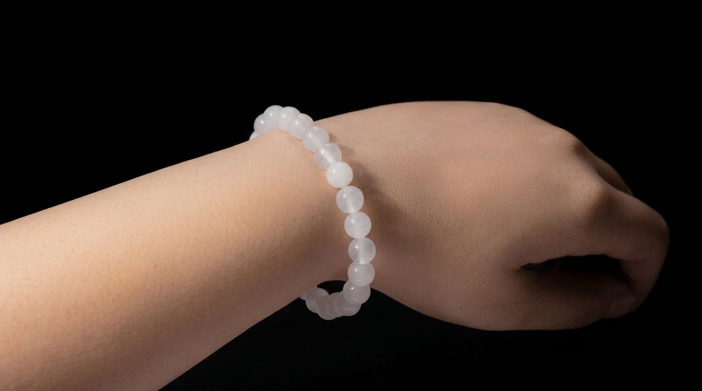 White Agate (Hakik) Bracelet