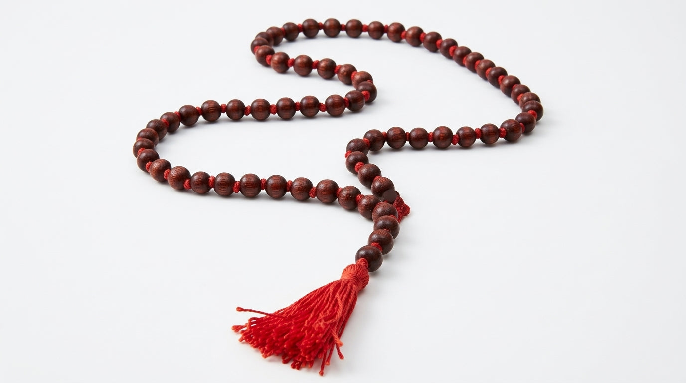 Red Chandan Mala (Sandalwood Mala)
