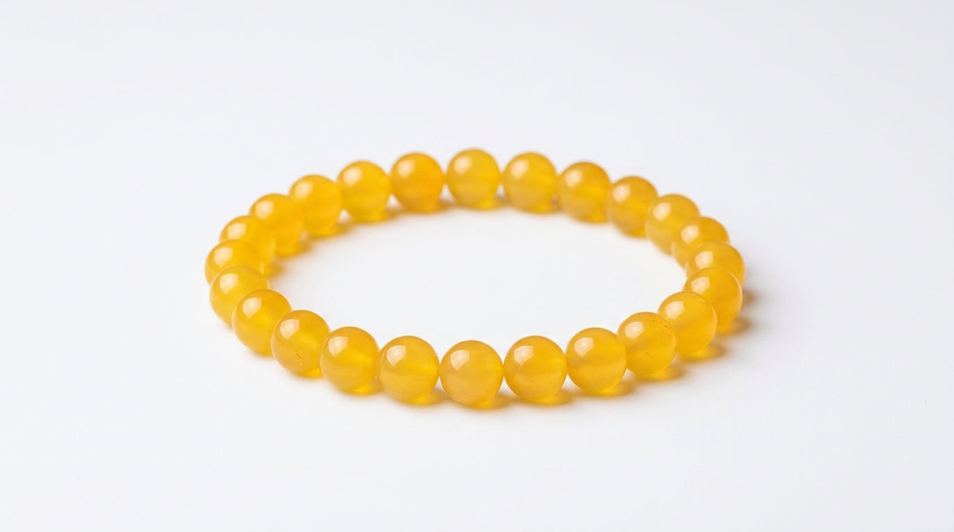 Yellow Agate (Hakik) Bracelet