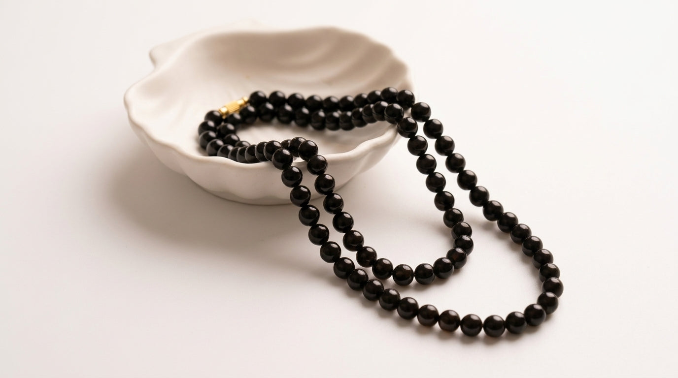Black Obsidian Mala