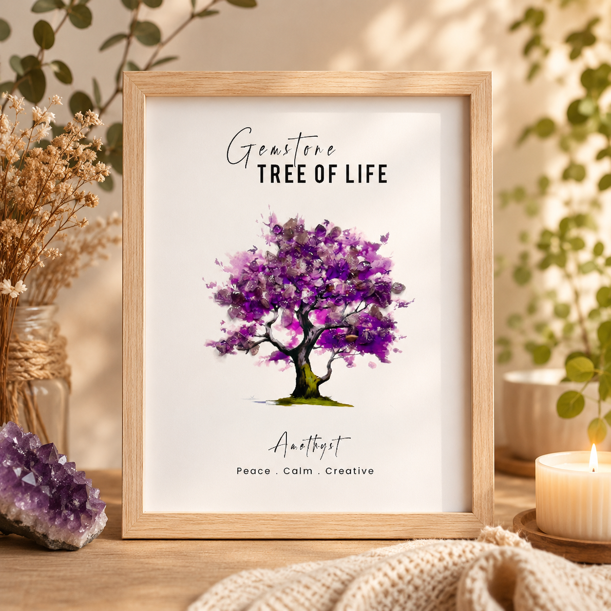 Gemstone Tree of Life (Amethyst)