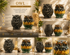 Money Magnet Owl & Pyrite Owl Combo