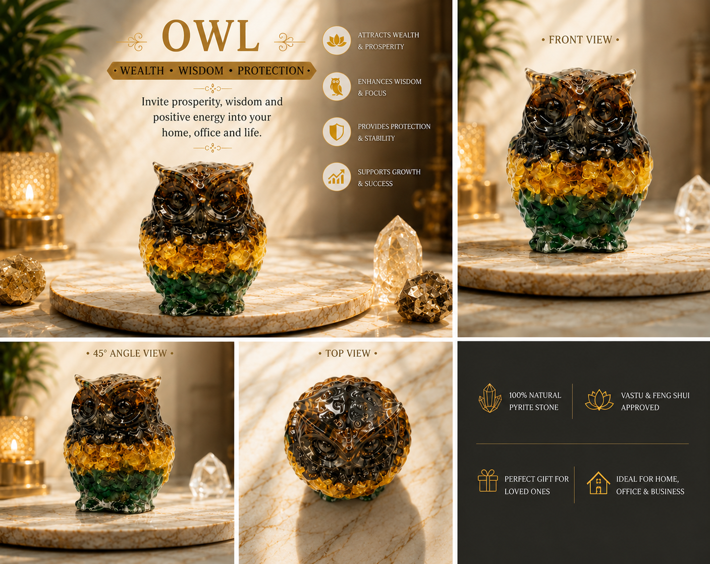 Money Magnet Owl Small