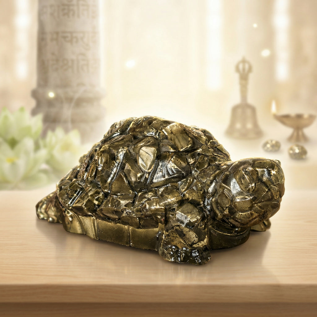 Pyrite Prosperity Tortoise (Kachhua)