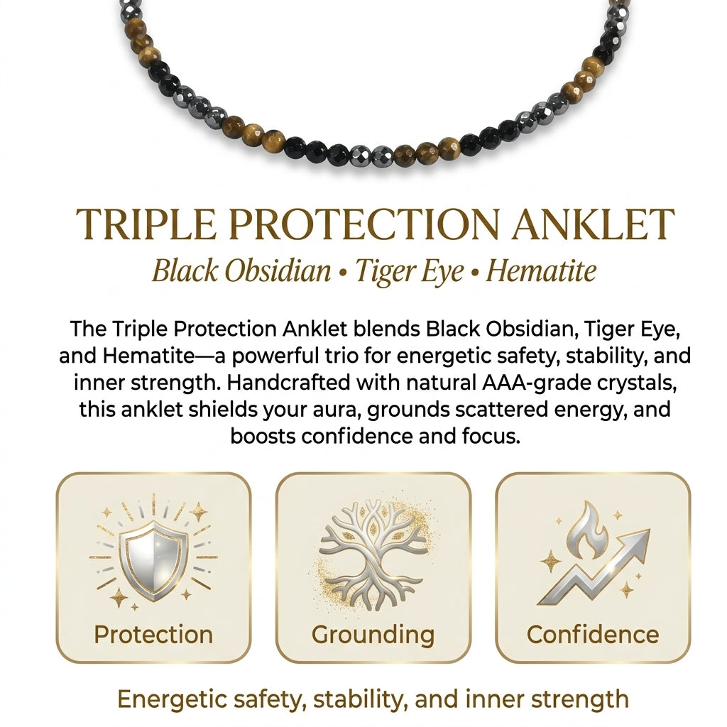 Triple Protection Anklet