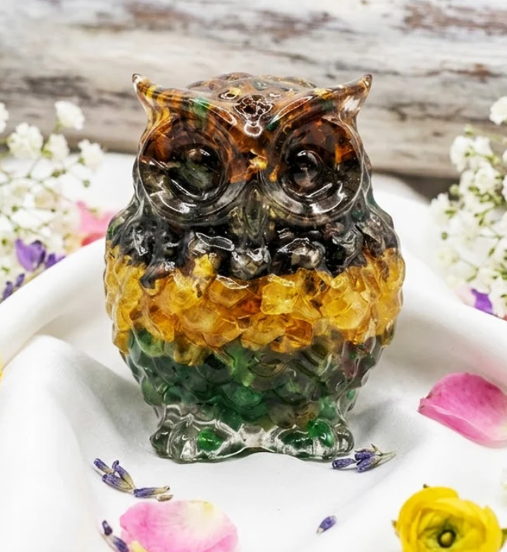 Money Magnet Owl & Pyrite Owl Combo